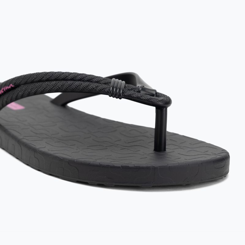 Moteriškos šlepetės per pirštą Ipanema Diversa black/lilac 7