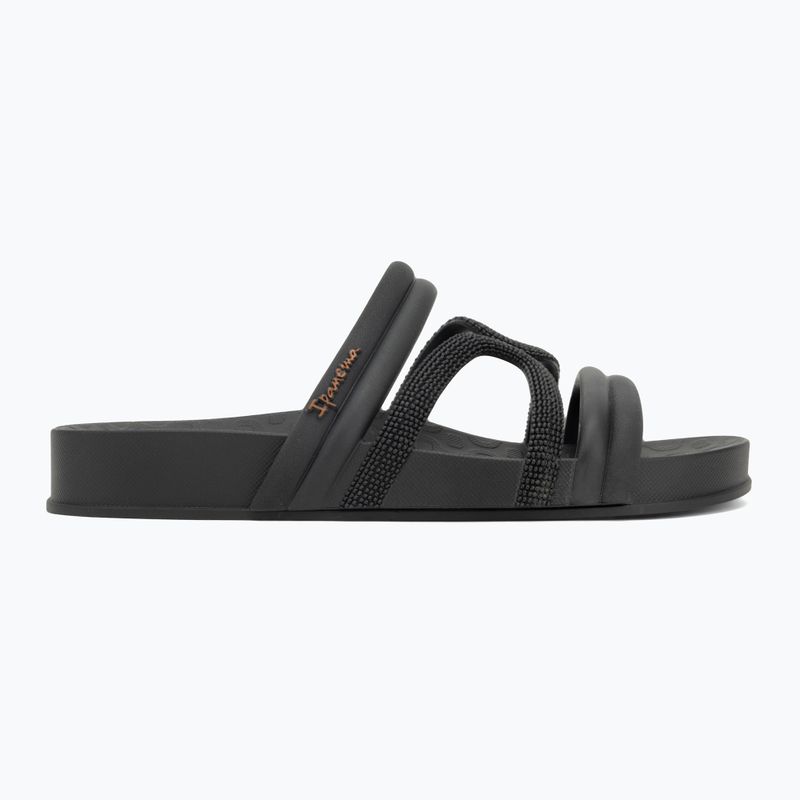 Moteriškos šlepetės Ipanema Walk Slide black/black/brown 2