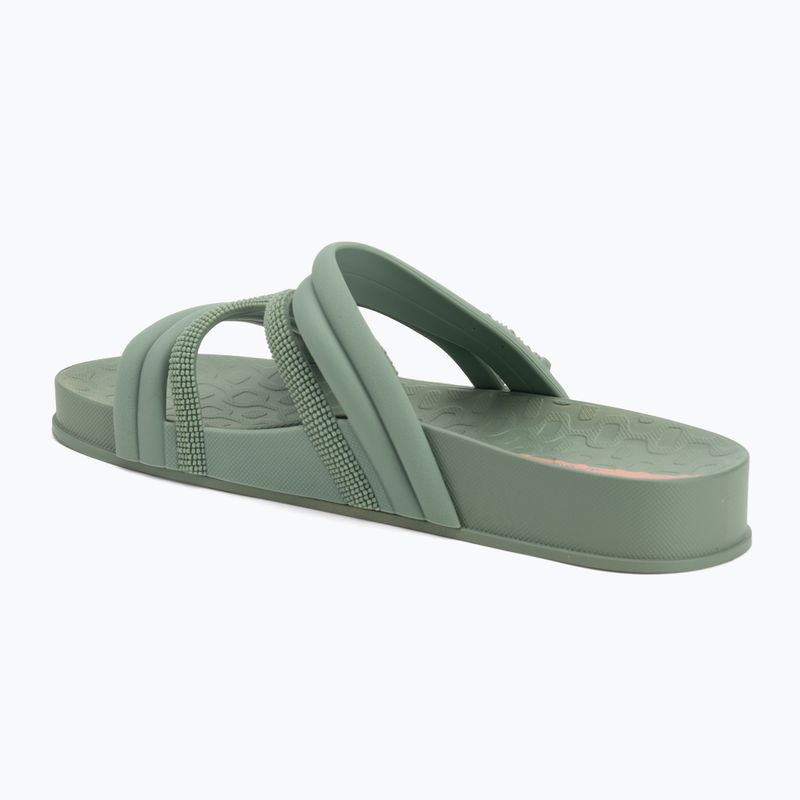 Moteriškos šlepetės Ipanema Walk Slide green/green/pink 3