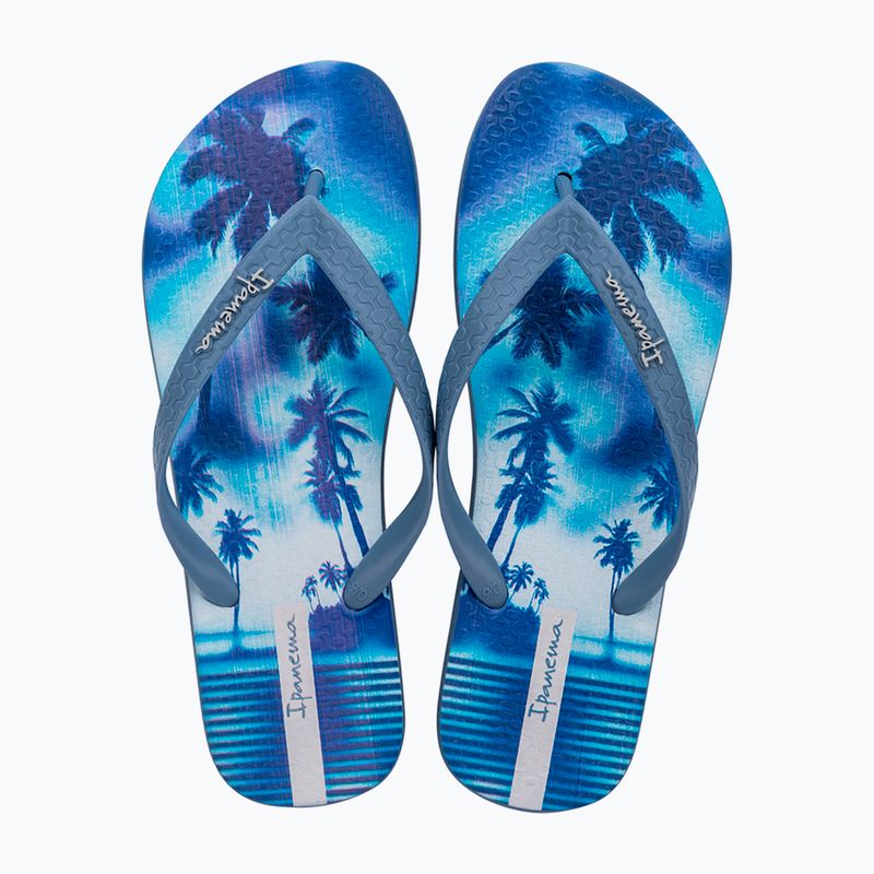 Vyriškos šlepetės per pirštą Ipanema Tropical III blue/blue 2