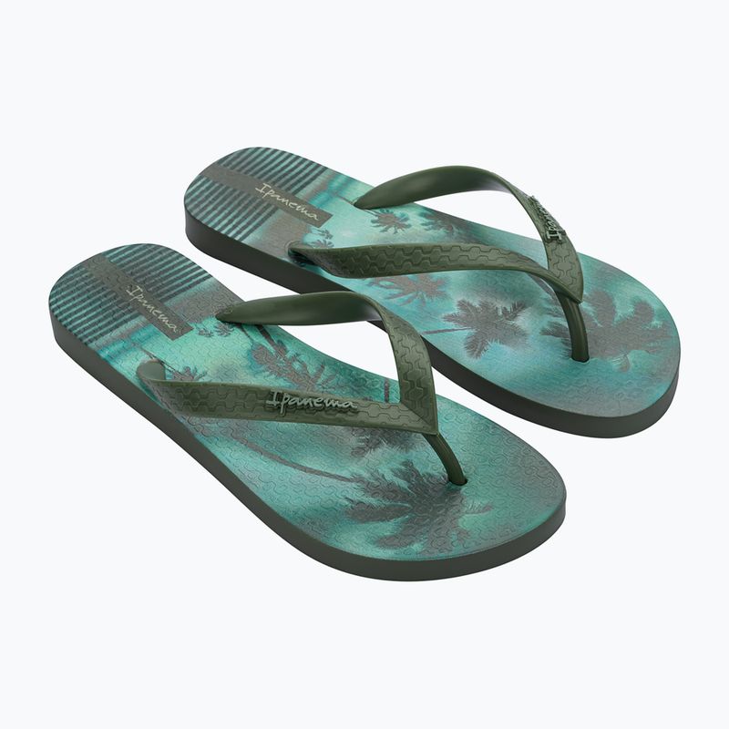 Vyriškos šlepetės per pirštą Ipanema Tropical III green