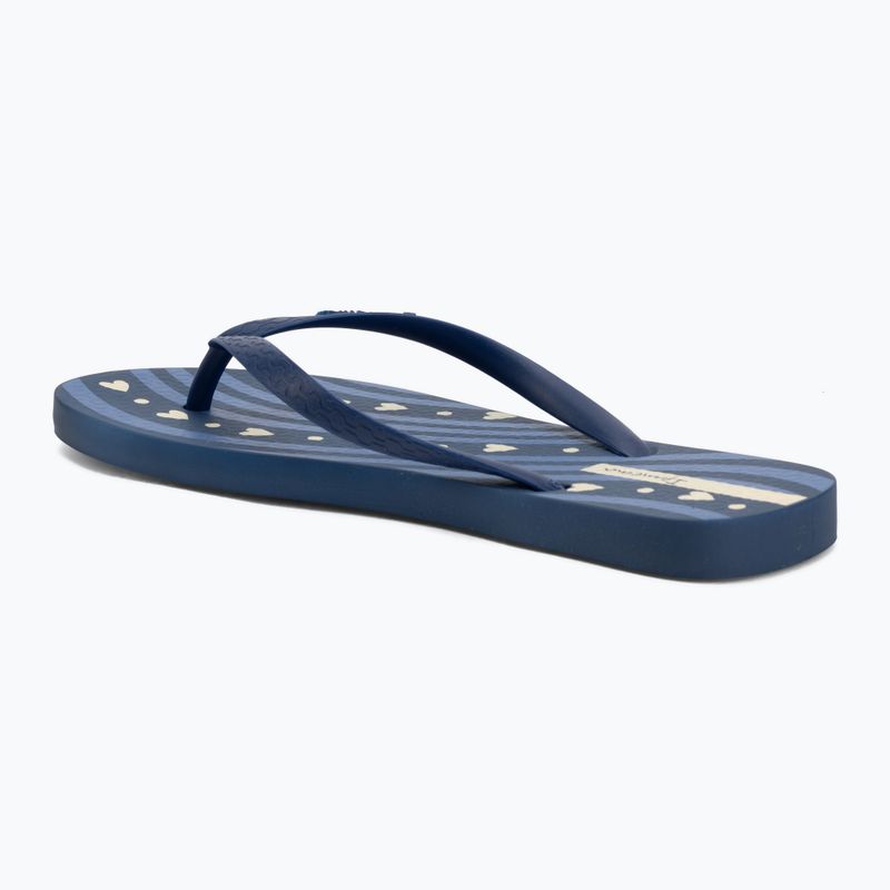 Moteriškos šlepetės per pirštą Ipanema Classica Happy XVIII blue/blue/beige 3