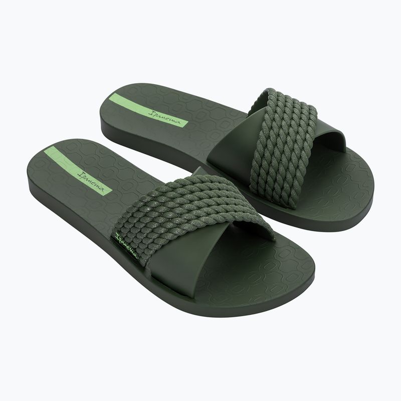 Moteriškos šlepetės Ipanema Street II green/dark green 2