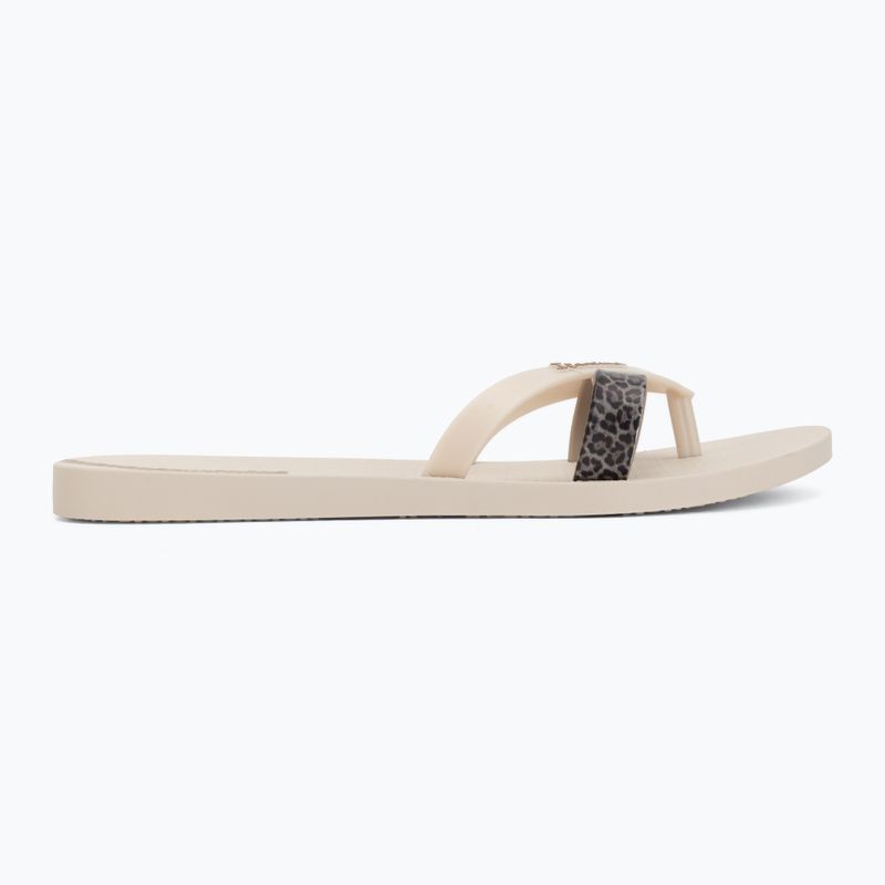 Moteriškos šlepetės per pirštą Ipanema Kirei Chic light beige/beige 2
