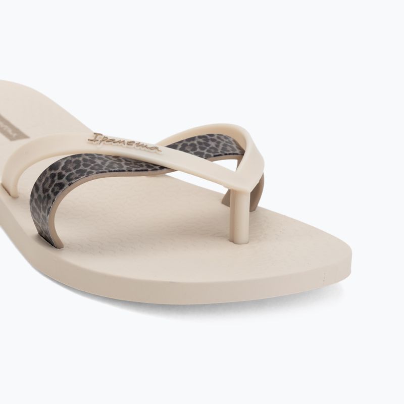 Moteriškos šlepetės per pirštą Ipanema Kirei Chic light beige/beige 7