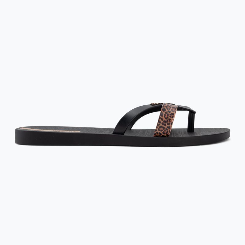 Moteriškos šlepetės per pirštą Ipanema Kirei Chic black/beige 2