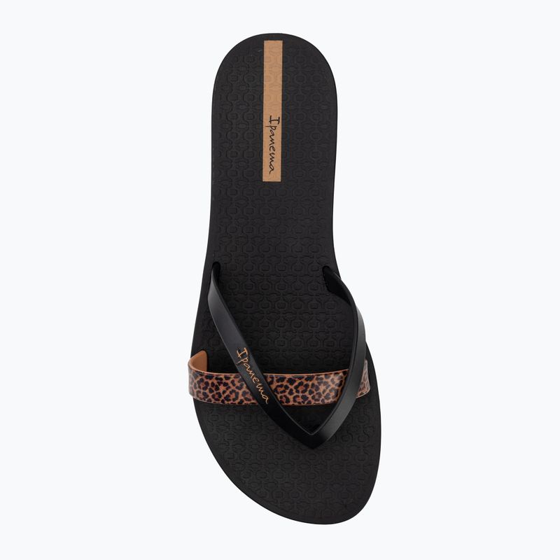 Moteriškos šlepetės per pirštą Ipanema Kirei Chic black/beige 5