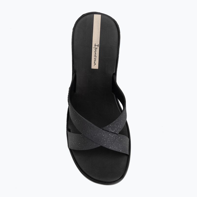 Moteriškos šlepetės Ipanema High Fashion II Slide black/glitter/beige 5