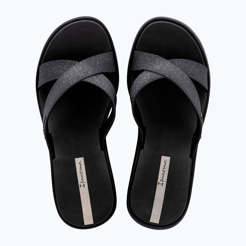 Moteriškos šlepetės Ipanema High Fashion II Slide black/glitter/beige 2