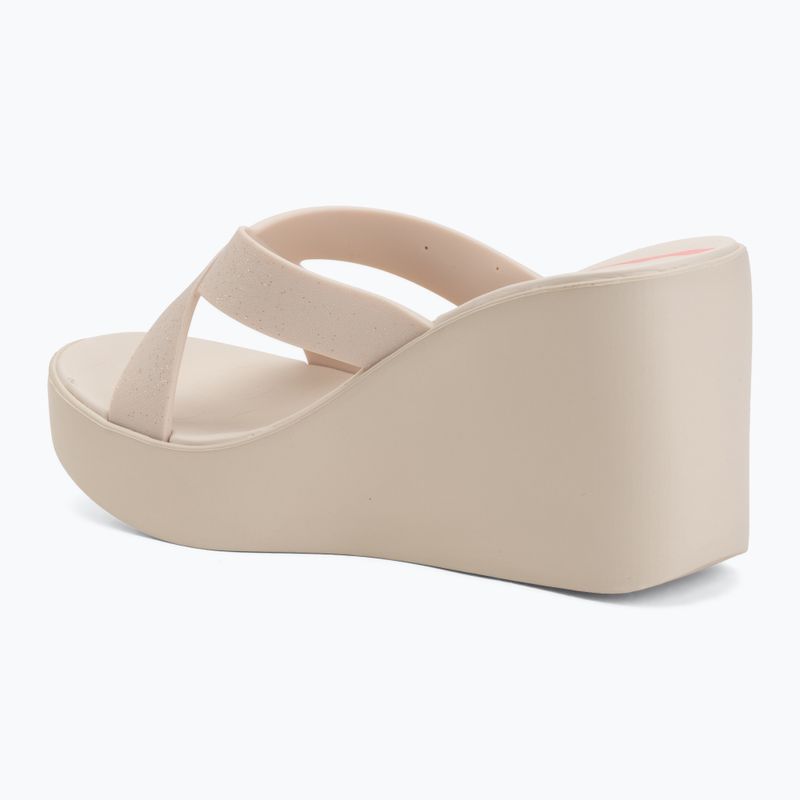 Moteriškos šlepetės Ipanema High Fashion II Slide beige/glitter/pink 3