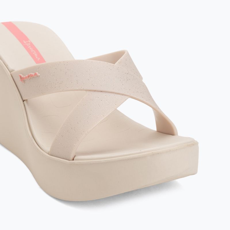 Moteriškos šlepetės Ipanema High Fashion II Slide beige/glitter/pink 7