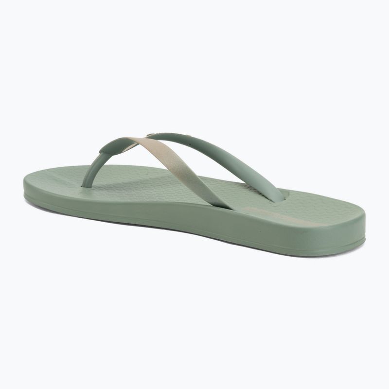 Moteriškos šlepetės per pirštą Ipanema Anat Connect II green/gold 3