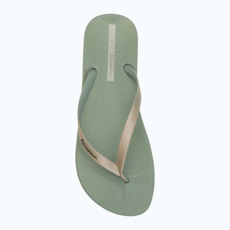 Moteriškos šlepetės per pirštą Ipanema Anat Connect II green/gold 5