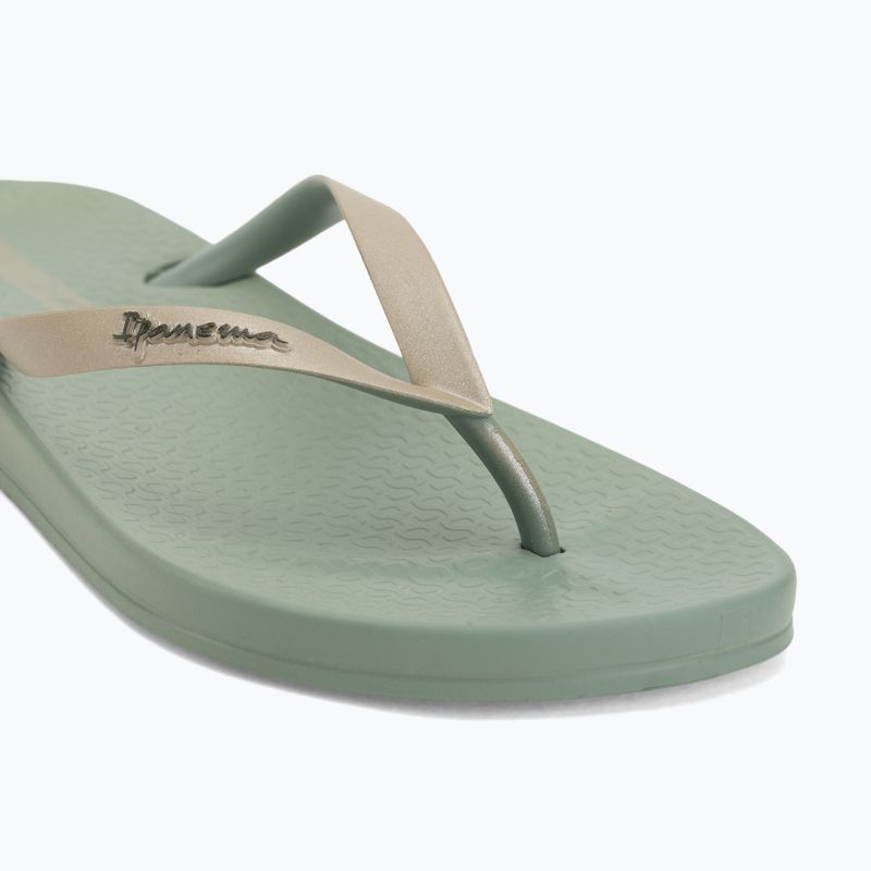 Moteriškos šlepetės per pirštą Ipanema Anat Connect II green/gold 7