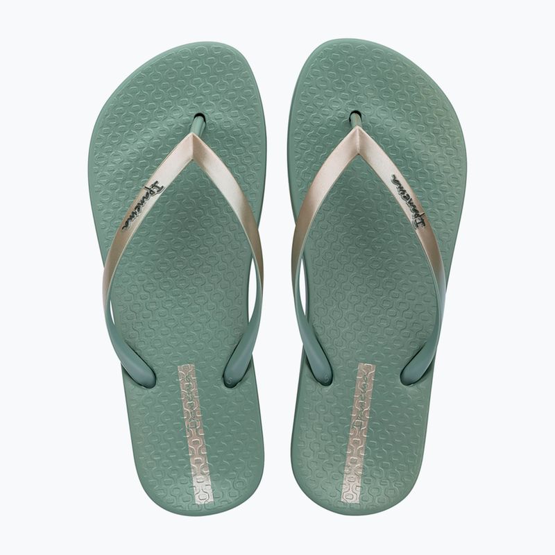 Moteriškos šlepetės per pirštą Ipanema Anat Connect II green/gold 2