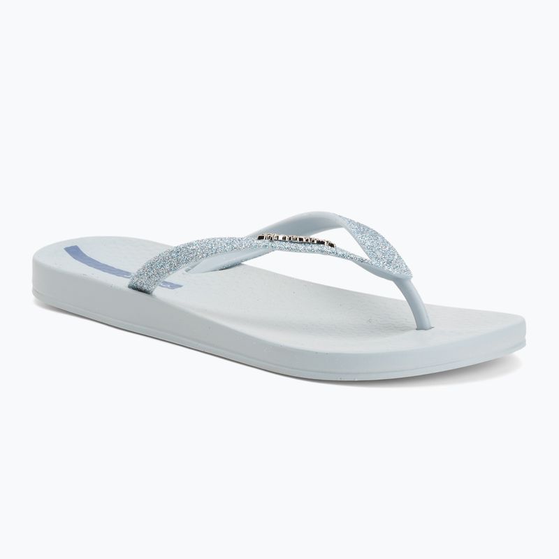 Moteriškos šlepetės per pirštą Ipanema Anatomica Lolita light blue/glitter blue