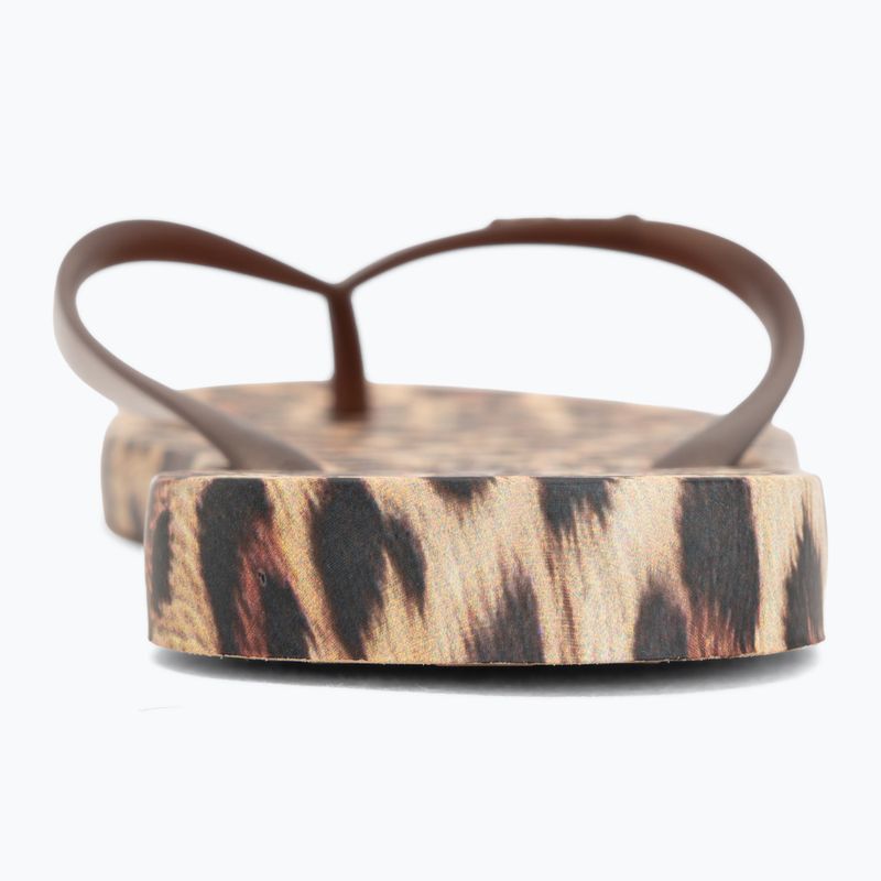 Moteriškos šlepetės per pirštą Ipanema Animal Print beige/bronze/bronze 6