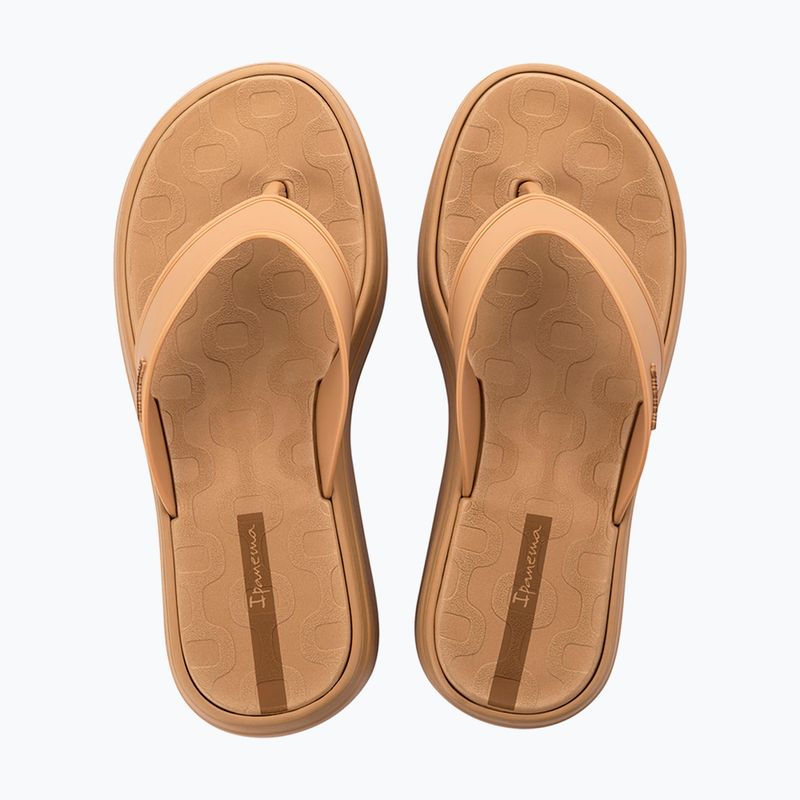 Moteriškos šlepetės per pirštą Ipanema Solaris beige/beige/brown 3