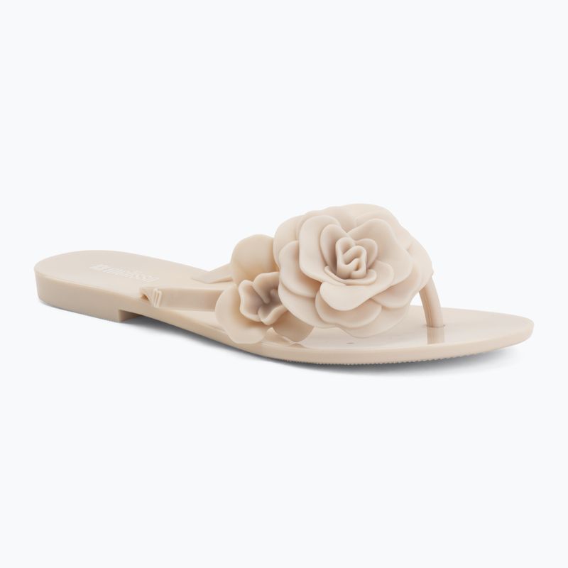 Moteriškos šlepetės per pirštą Melissa Harmonic Petals Ad beige