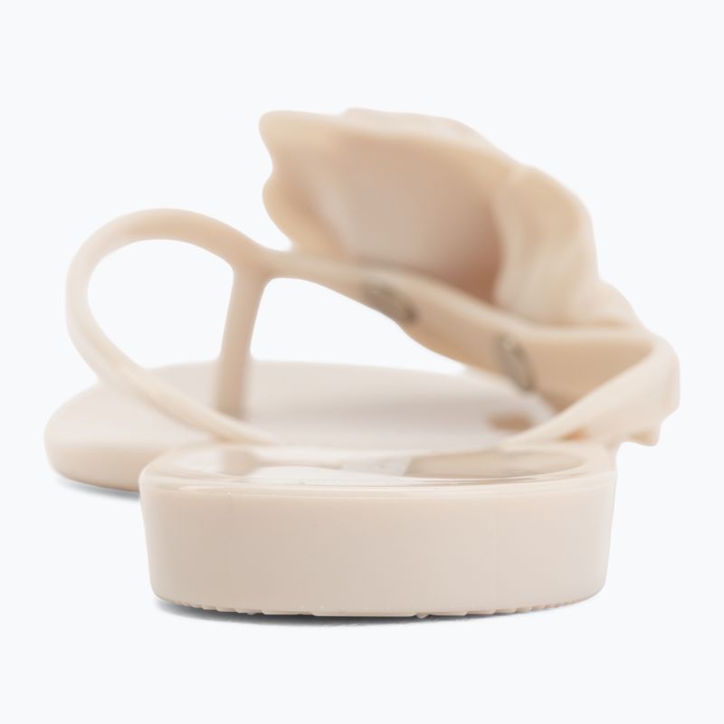 Moteriškos šlepetės per pirštą Melissa Harmonic Petals Ad beige 6