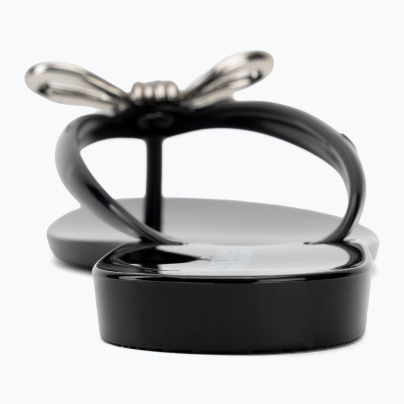 Moteriškos šlepetės per pirštą Melissa Harmonic Iris Ad black/silver 6