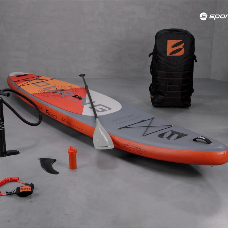 Bass Touring Pro 12'' SUP lenta pilkos spalvos 10