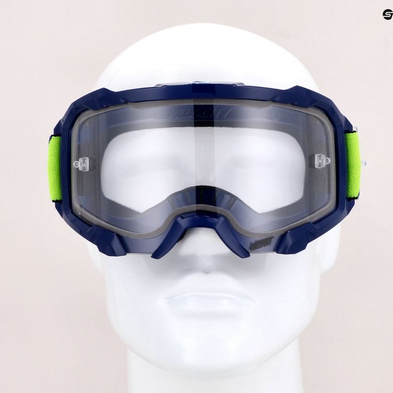Leatt Velocity 4.5 v22 blue/clear 8022010480 dviratininkų akiniai 9