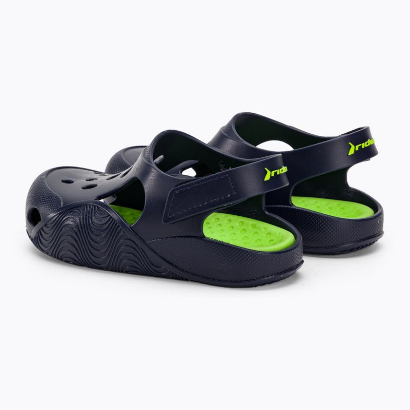 RIDER Comfy Baby mėlynos/žalios spalvos sandalai 3