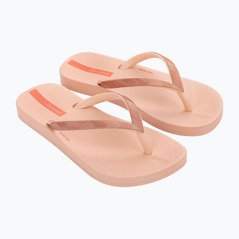 Vaikiškos šlepetės per pirštą Ipanema Mesh IV Kids beige 8