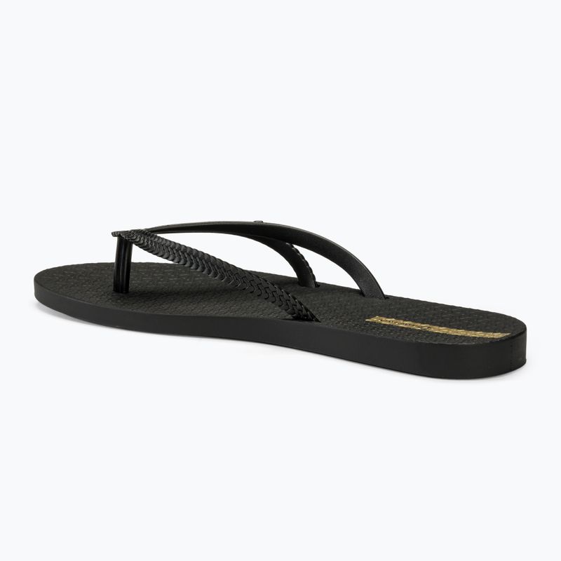 Moteriškos šlepetės per pirštą Ipanema Bossa black/black 3