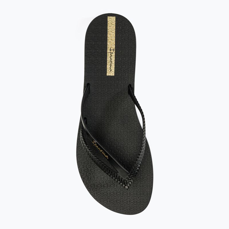 Moteriškos šlepetės per pirštą Ipanema Bossa black/black 5