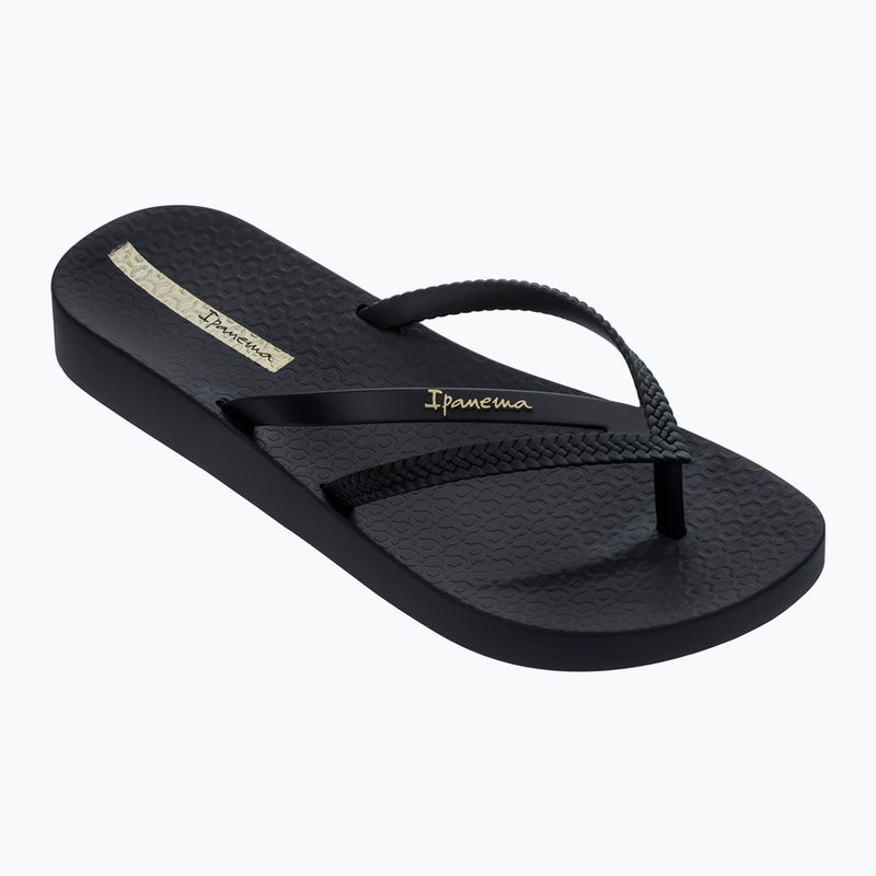 Moteriškos "Ipanema Bossa Soft V" juodos spalvos šlepetės 2