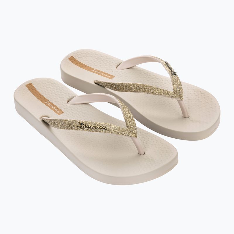 Moteriškos šlepetės per pirštą Ipanema Anatomica Lolita beige