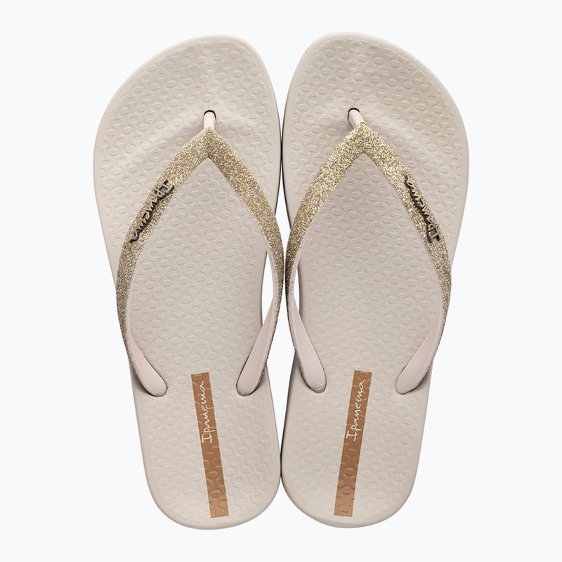 Moteriškos šlepetės per pirštą Ipanema Anatomica Lolita beige 2