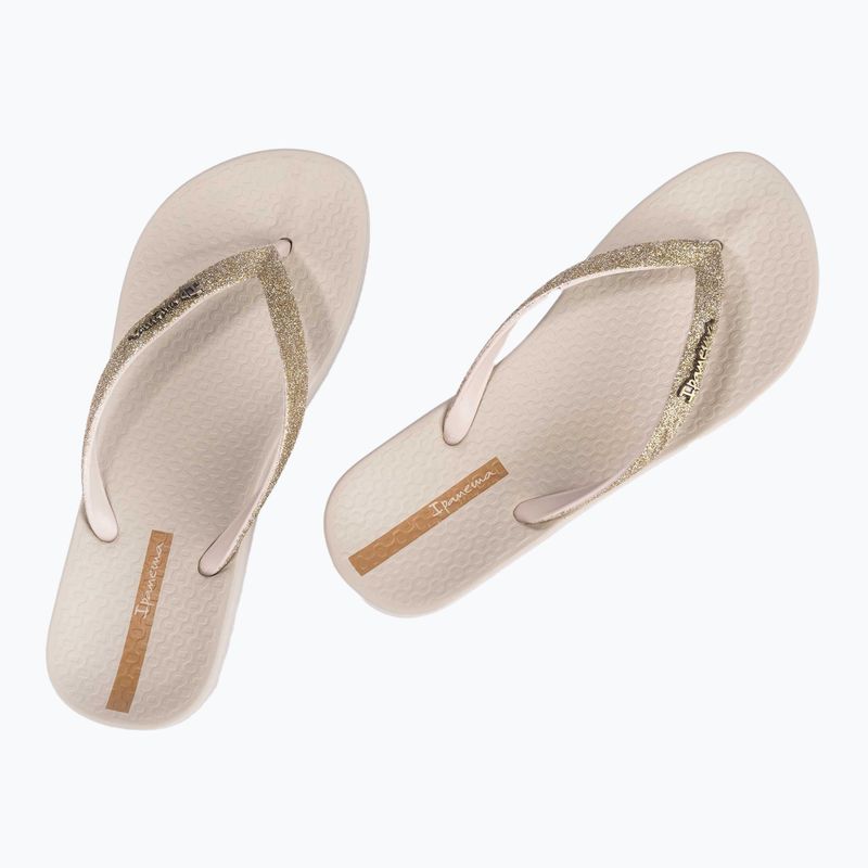 Moteriškos šlepetės per pirštą Ipanema Anatomica Lolita beige 3
