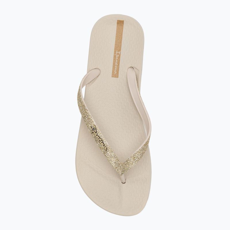 Moteriškos šlepetės per pirštą Ipanema Anatomica Lolita beige 6