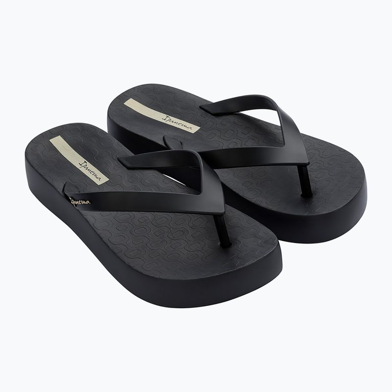 Moteriškos Ipanema Flatform šlepetės black 26602-20766 10