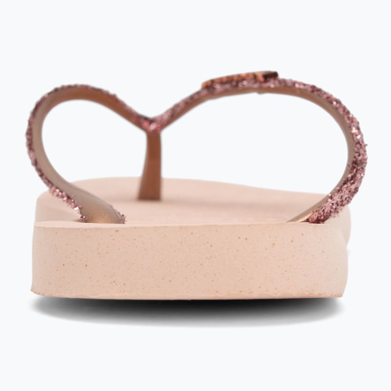 Moteriškos šlepetės per pirštą Havaianas Slim Glitter II ballet rose / golden blush 6