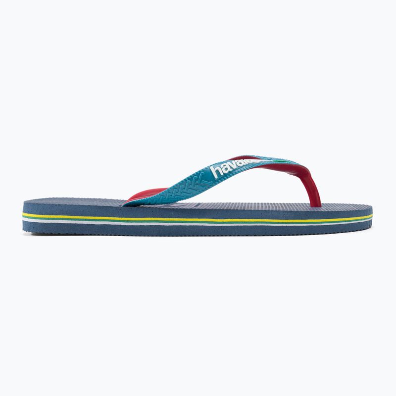 Havaianas Brasil Mix tamsiai mėlynos šlepetės H4123206 2