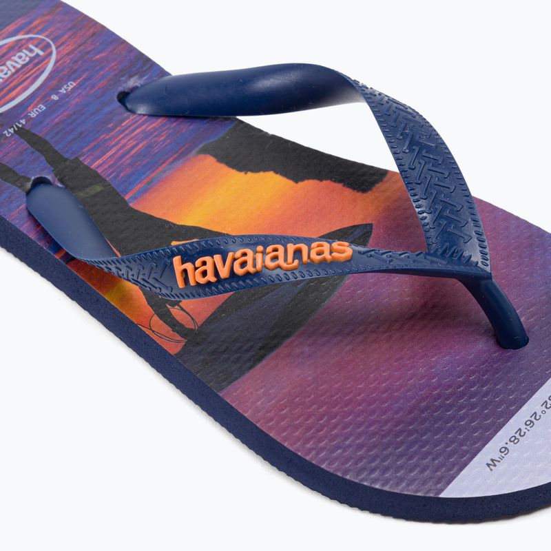 Vyriškos Havaianas Hype tamsiai mėlynos šlepetės H4127920 7