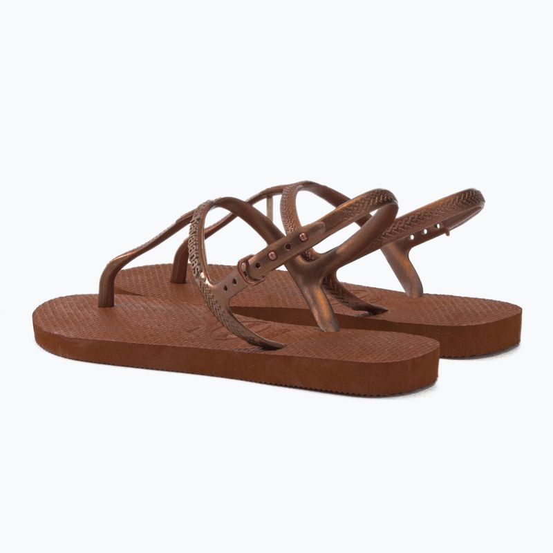 Havaianas Twist brown moteriškos basutės H4144756 3