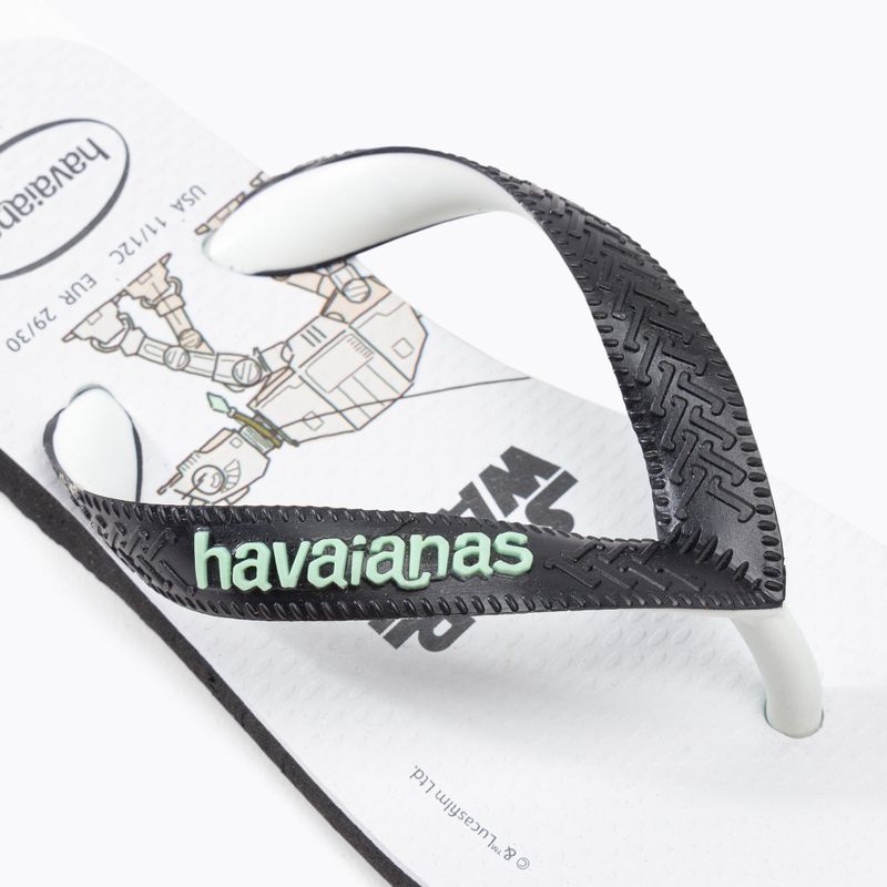 Havaianas Star Wars šlepetės balta H4135185 8