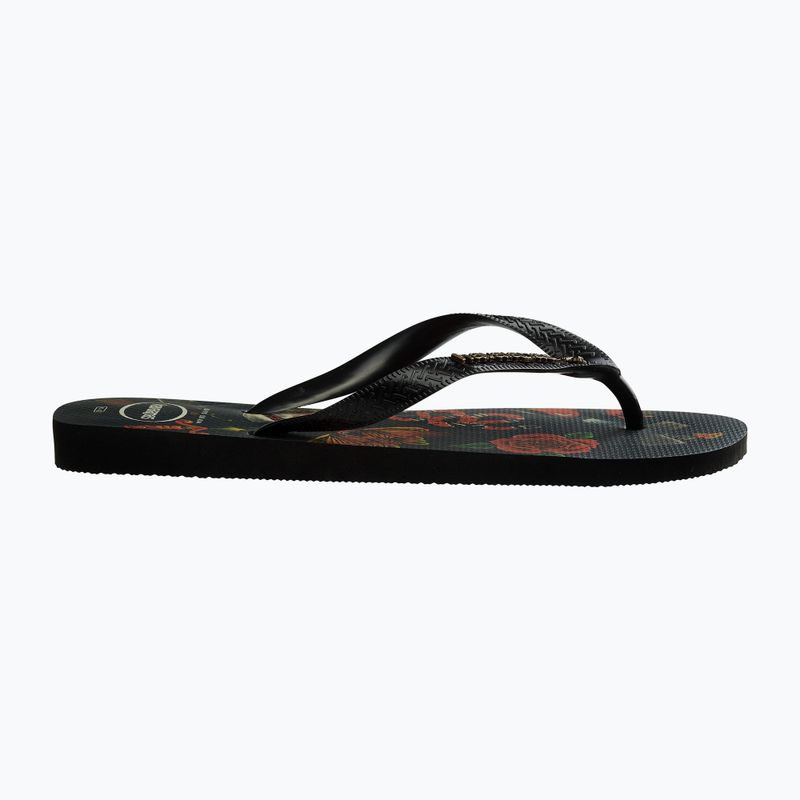 Vyriškos šlepetės per pirštą Havaianas Top Tribo black / black 11