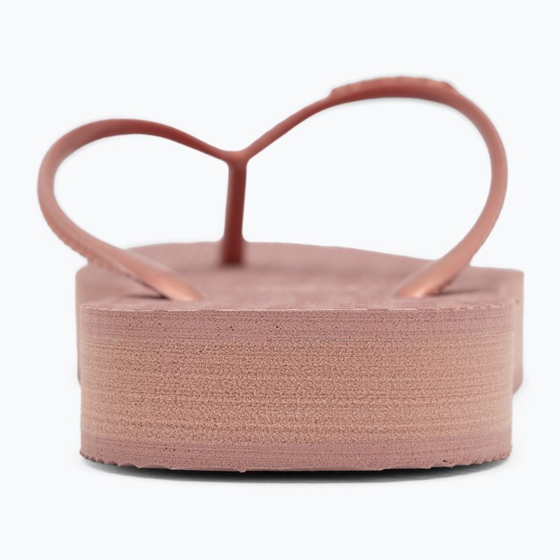 Moteriškos šlepetės per pirštą Havaianas Slim Platform crocus rose 6