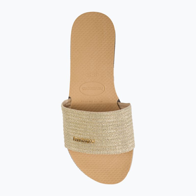 Moteriškos šlepetės Havaianas You Malta Metallic golden 5