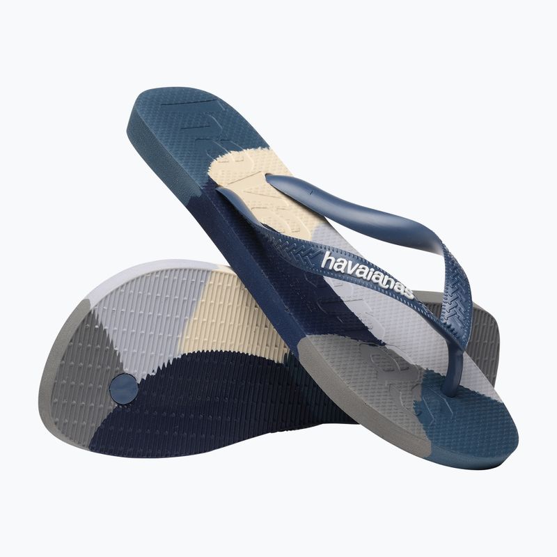 Šlepetės per pirštą Havaianas Top Logomania Colors II indigo blue 11