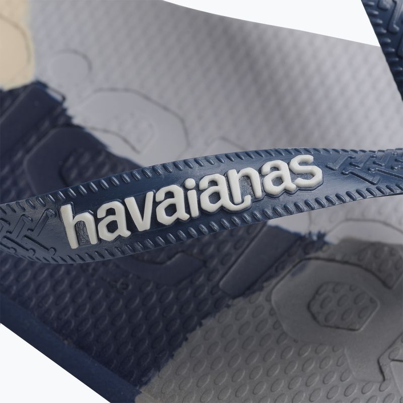 Šlepetės per pirštą Havaianas Top Logomania Colors II indigo blue 12