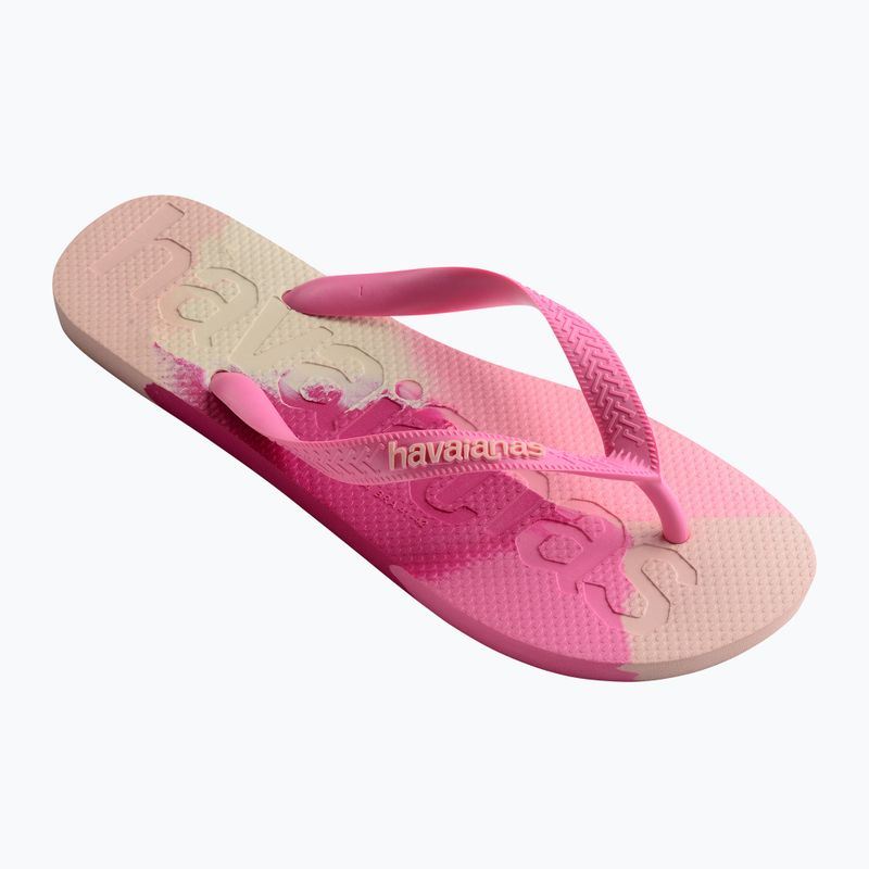 Šlepetės per pirštą Havaianas Top Logomania Colors II crystal rose 8