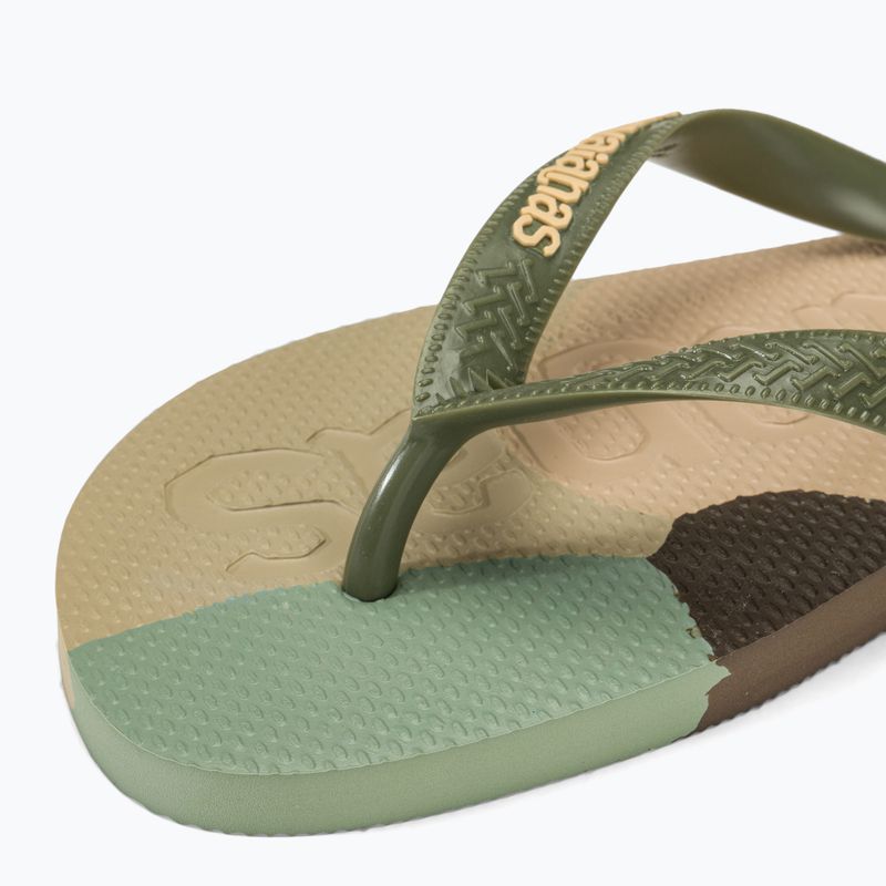 Šlepetės per pirštą Havaianas Top Logomania Colors II green 7