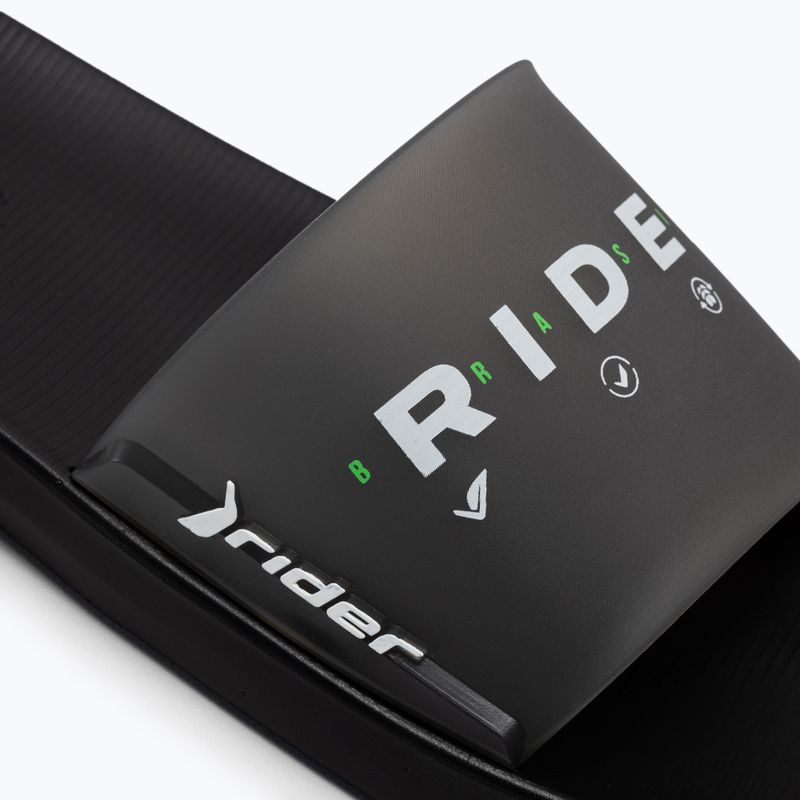 RIDER Speed Slide AD vyriškos šlepetės balta ir juoda 11766-22487 7